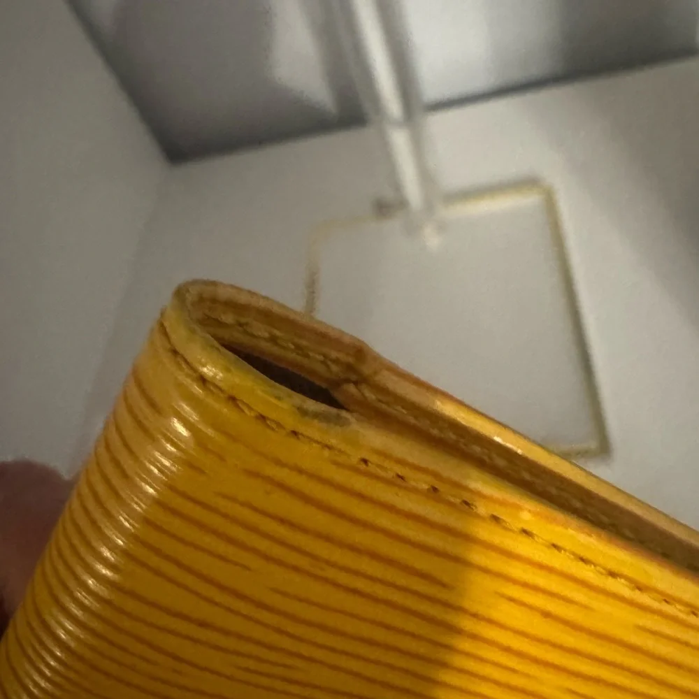 Louis Vuitton Yellow Epi Leather Travel Wallet